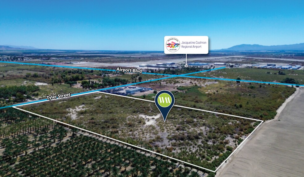 Primary Photo Of Tyler Street @ Airport Blvd., Thermal Land For Sale