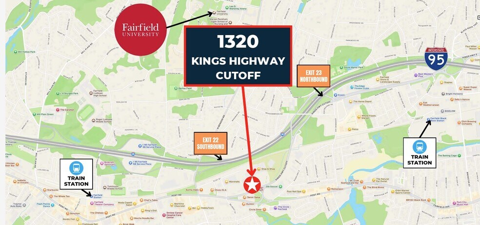 More Photos Of 1320 Kings Hwy Cutoff, Fairfield Freestanding For Lease