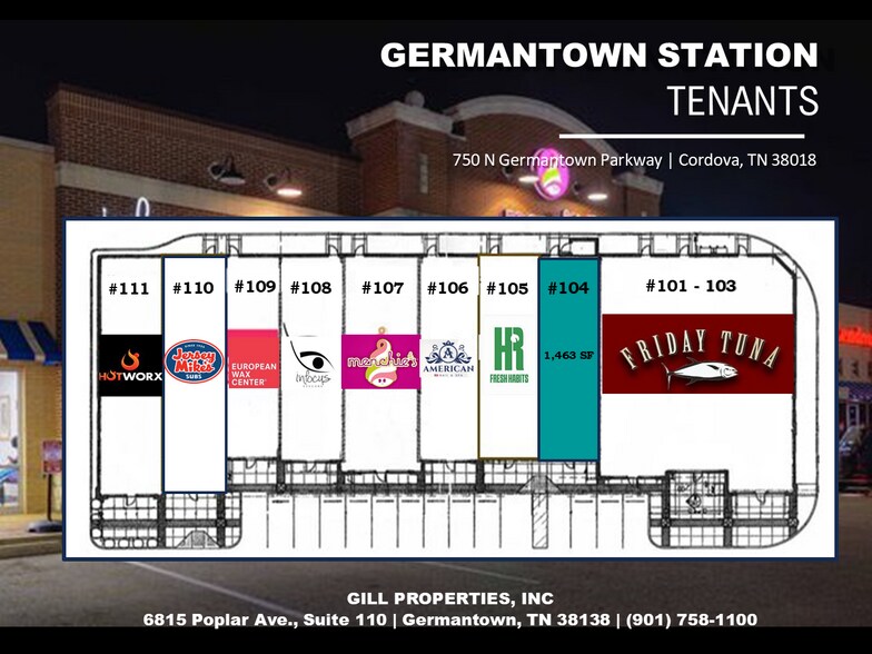 More Photos Of 750 N Germantown Pky, Cordova Unknown For Lease