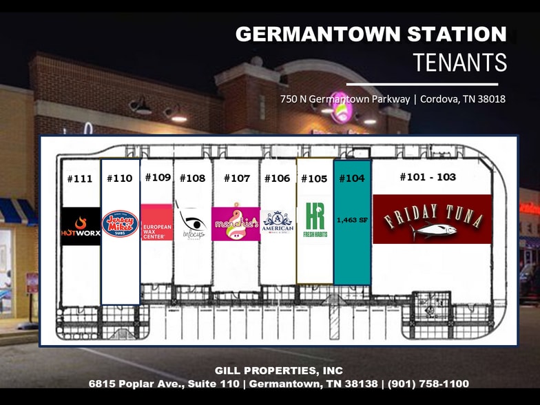 More Photos Of 750 N Germantown Pky, Cordova Unknown For Lease