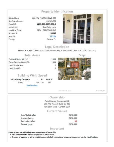 More Photos Of 266 NW Peacock Blvd, Port Saint Lucie Medical For Sale