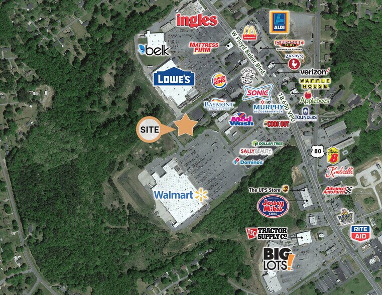 Primary Photo Of 6 Stuard St, Gaffney Land For Sale