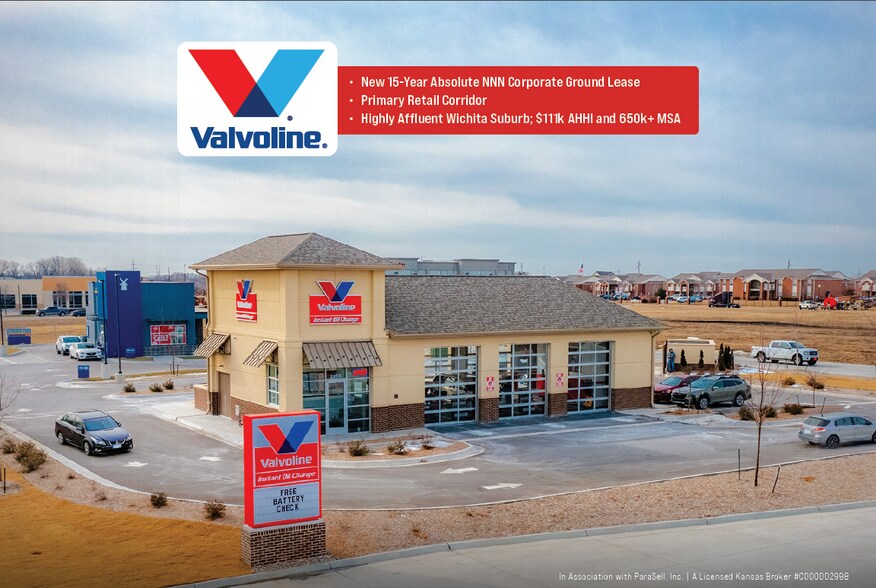 Primary Photo Of 2655 N Rock Rd, Derby Auto Repair For Sale