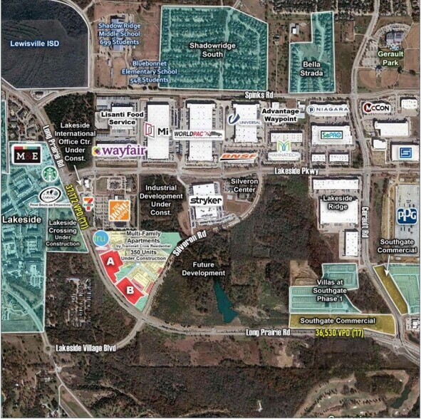 Primary Photo Of Long Prairie Rd & Silveron Blvd, Flower Mound Land For Sale