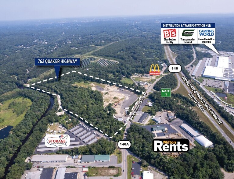Primary Photo Of 762 Quaker Hwy, Uxbridge Land For Sale