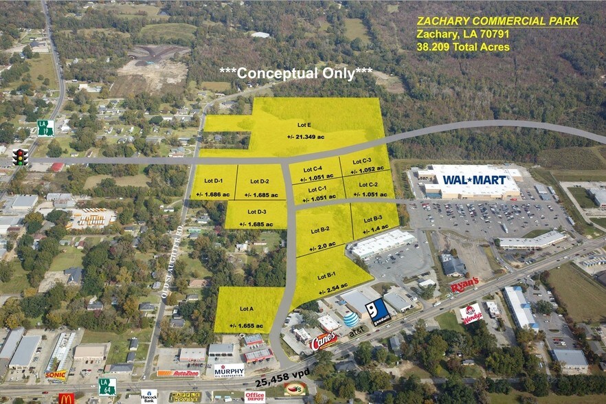 Primary Photo Of 5555 Main St, Zachary Land For Sale