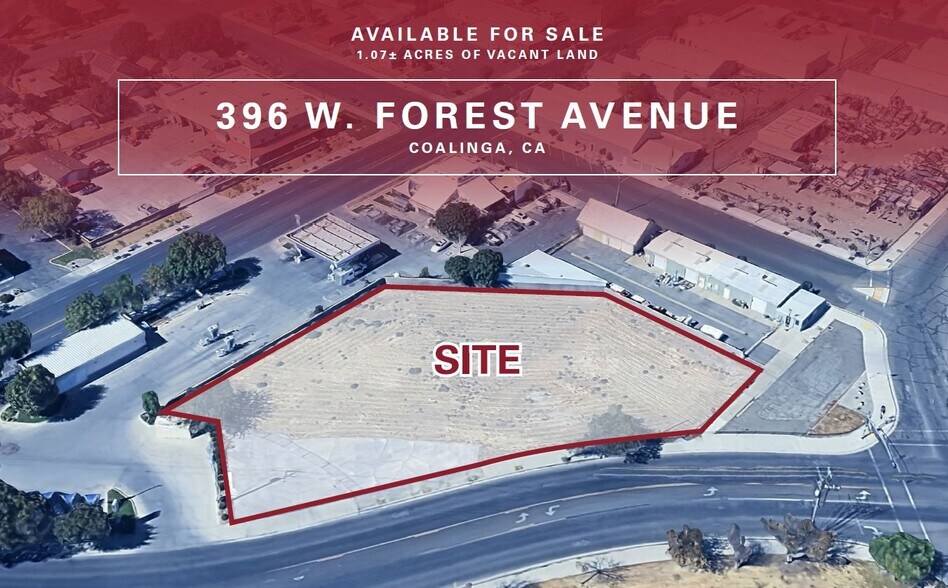 Primary Photo Of 396 W Forest Ave, Coalinga Land For Sale