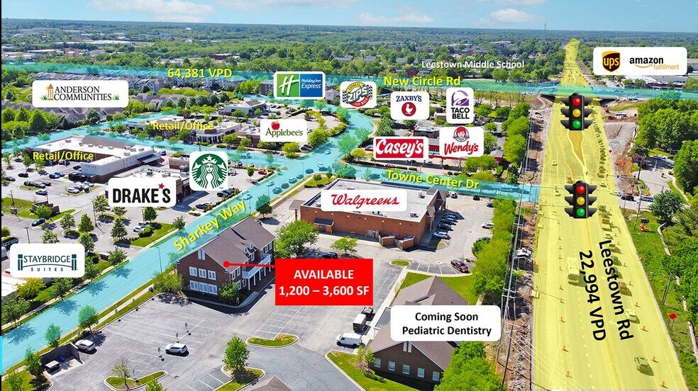 More Photos Of 1716-1720 Sharkey Way, Lexington Office For Lease