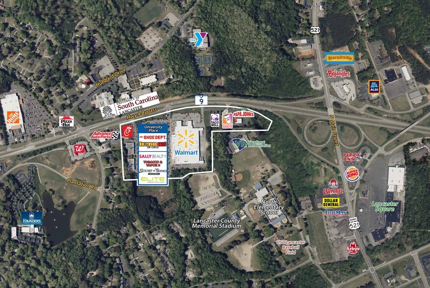 More Photos Of 905-933 W Hwy 9 Byp, Lancaster Storefront For Lease