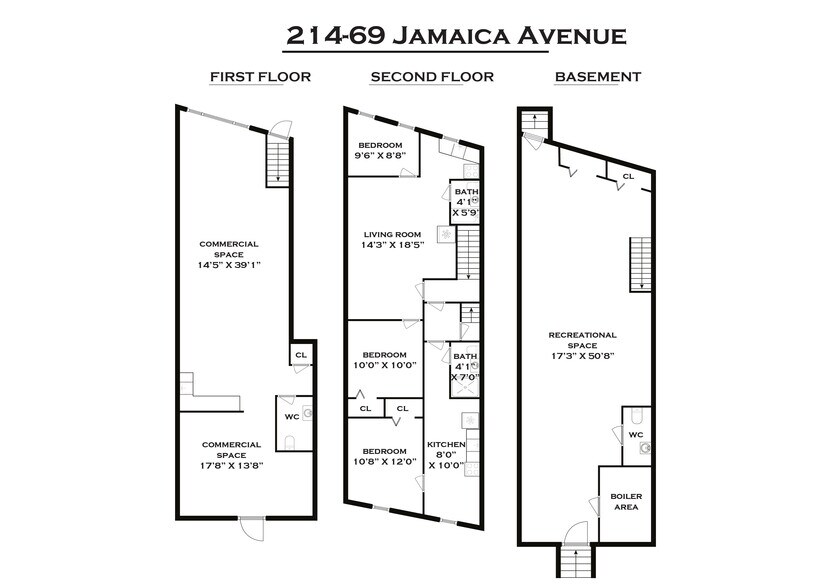 More Photos Of 214-69 Jamaica Ave, Queens Village Storefront Retail Residential For Sale