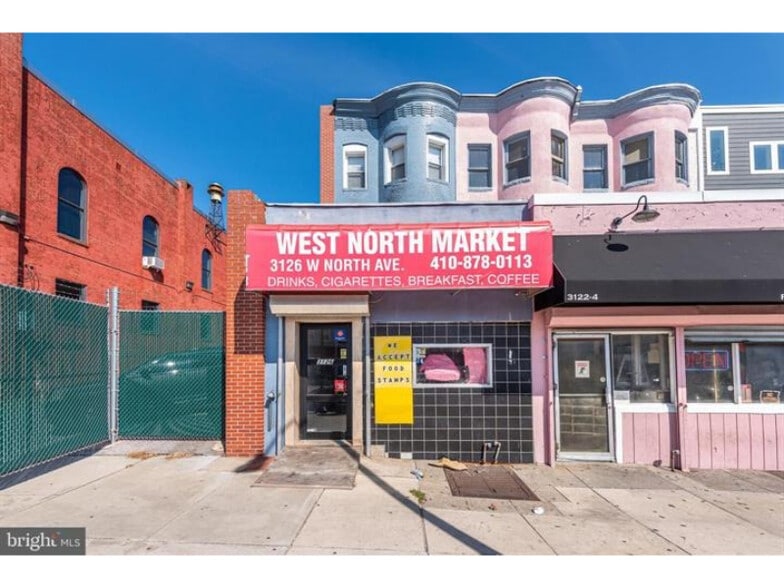 More Photos Of 3126 W North Ave, Baltimore Storefront Retail Residential For Sale