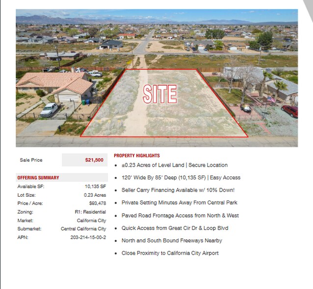 More Photos Of 8000 California City blvd, California City Land For Sale