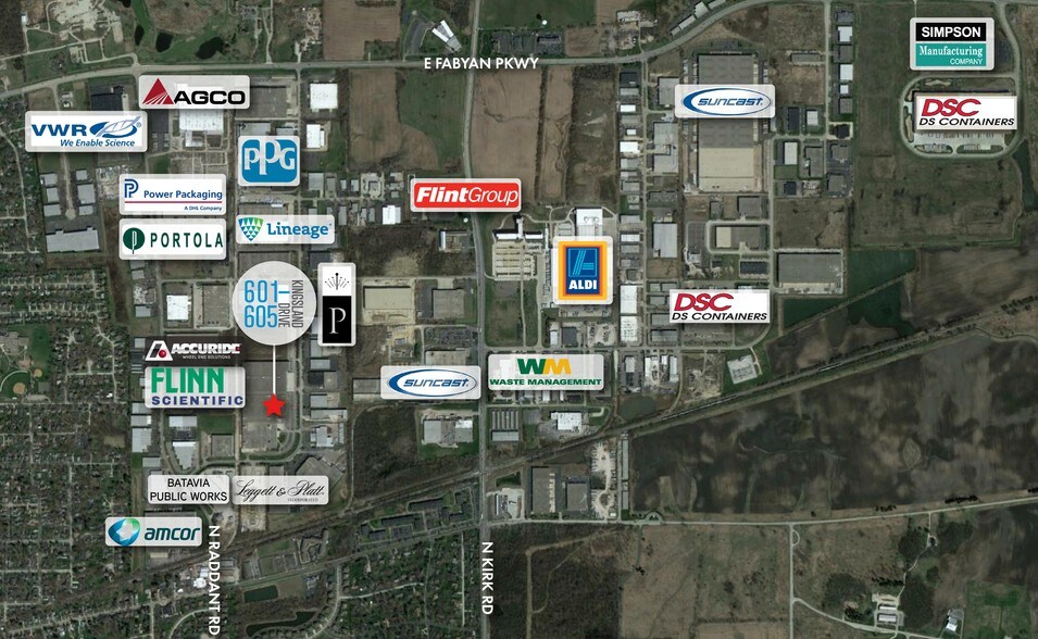 More Photos Of 601 Kingsland Dr, Batavia Warehouse For Lease