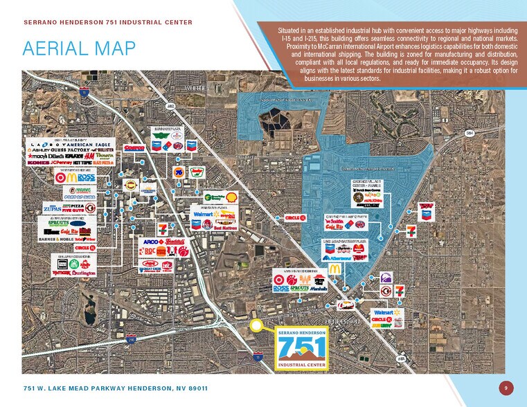 More Photos Of 751 W Lake Mead Pky, Henderson Distribution For Lease