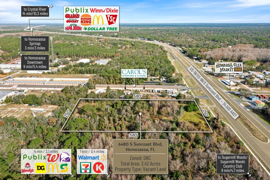 More Photos Of 6480 S Suncoast Blvd, Homosassa Land For Sale