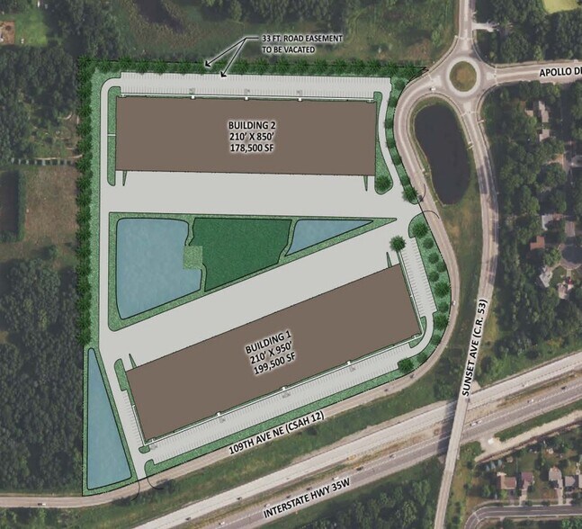 More Photos Of 11008 Sunset Blvd NE, Blaine Light Distribution For Lease