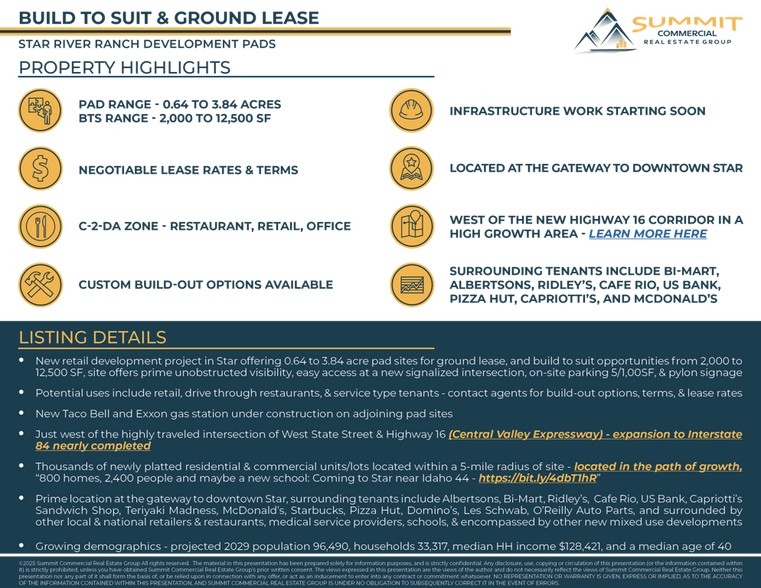 More Photos Of 8874 Wildbranch St, Star Land For Lease