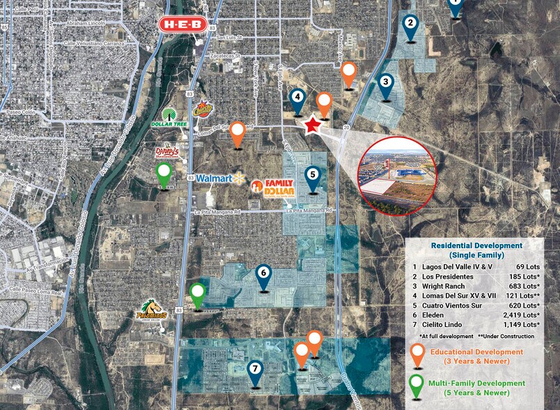 More Photos Of 3602 Lomas Del Sur Blvd, Laredo Land For Sale