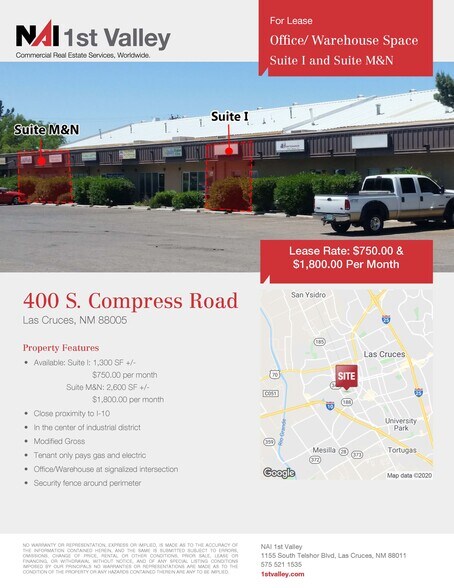 More Photos Of 400 S Compress Rd, Las Cruces Service For Lease