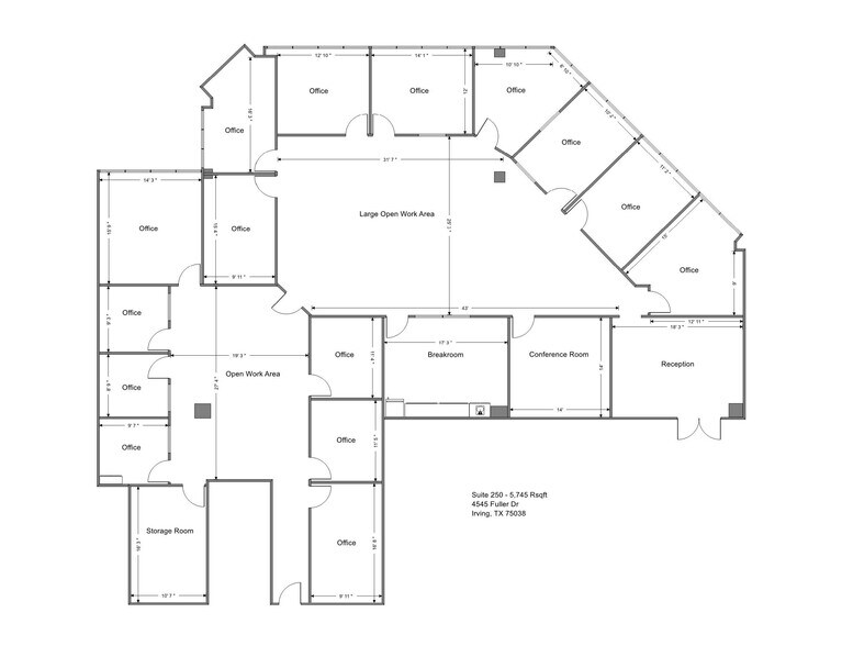 More Photos Of 4545 Fuller Dr, Irving Office Residential For Lease