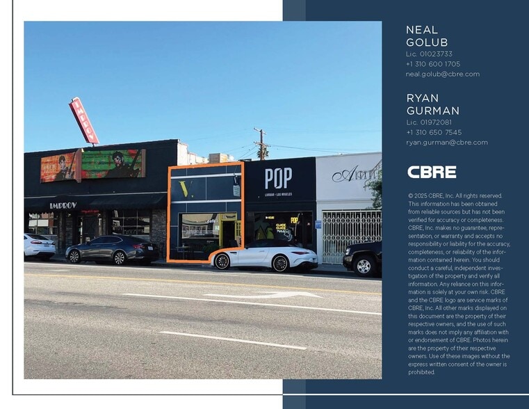 More Photos Of 8164-8168 Melrose Ave, Los Angeles Storefront For Lease