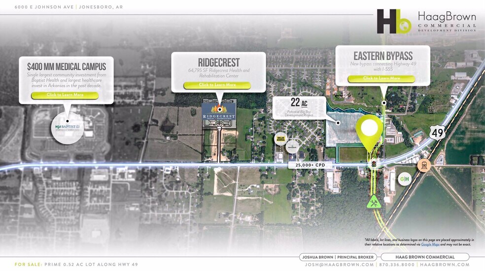 More Photos Of 6000 E Johnson Ave, Jonesboro Land For Sale