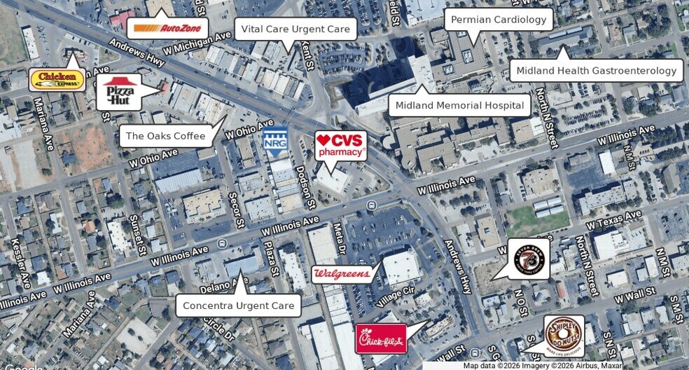 More Photos Of 321-329 Dodson St, Midland Storefront For Lease