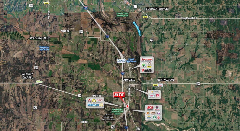 More Photos Of 1901 S Green Ave, Purcell Fast Food For Lease