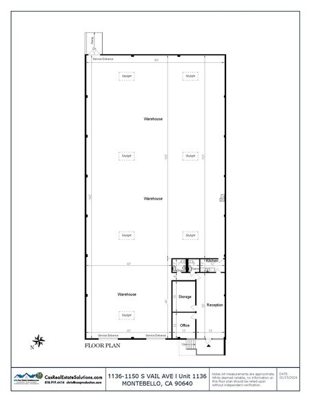 More Photos Of 1136-1150 S Vail Ave, Montebello Industrial For Sale
