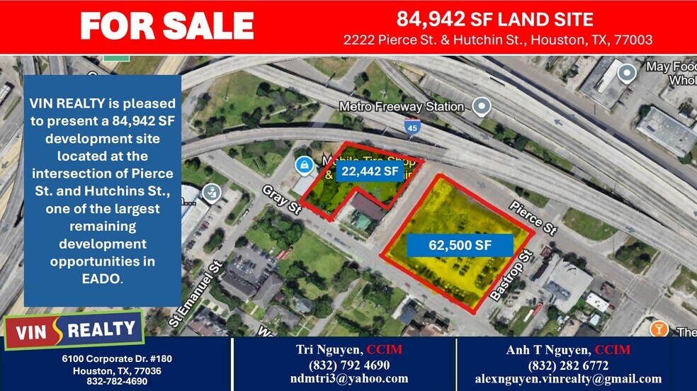 Primary Photo Of 2222 Pierce St, Houston Land For Sale