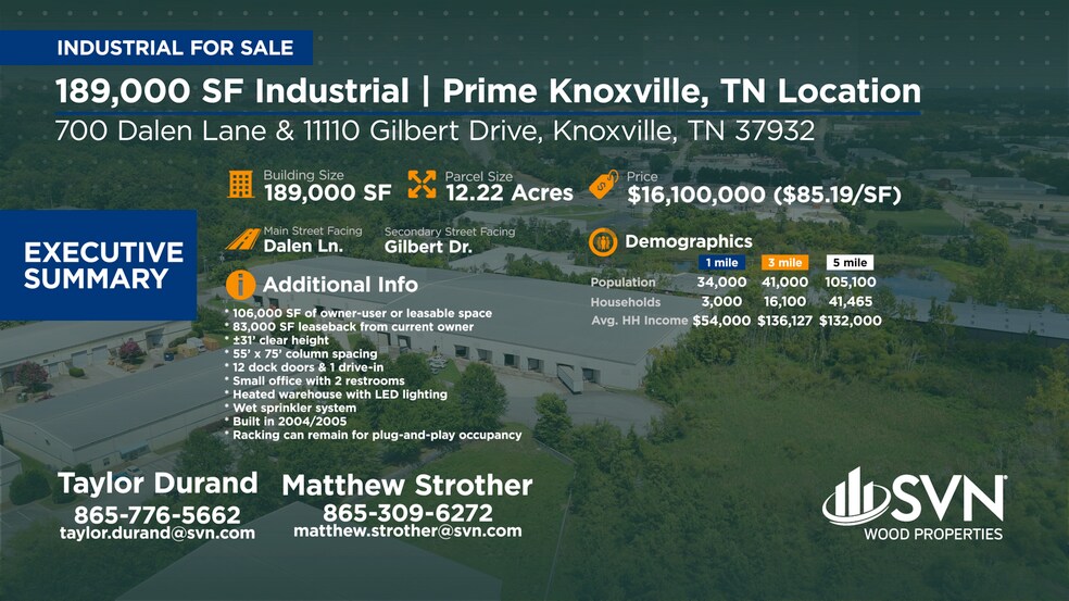 More Photos Of 11110 Gilbert Dr, Knoxville Distribution For Sale