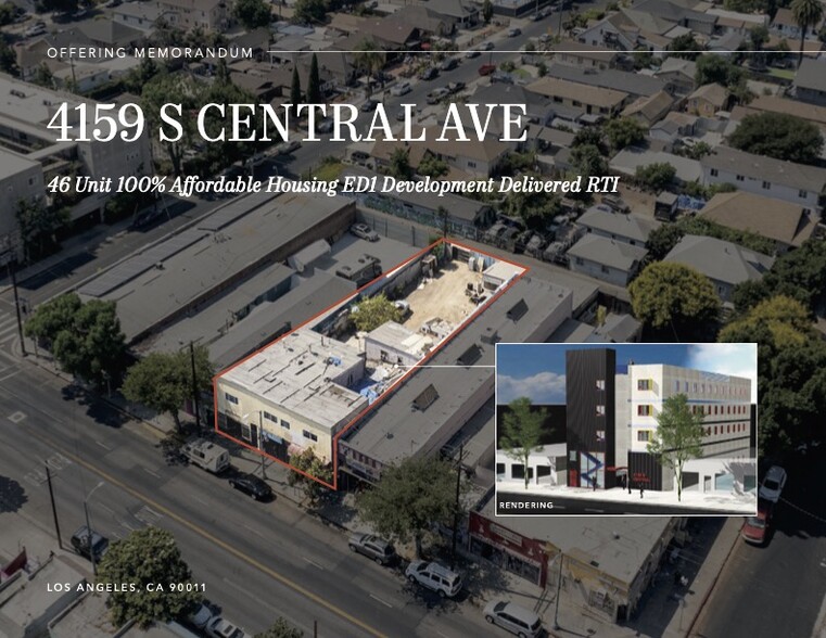 Primary Photo Of 4159 S Central Ave, Los Angeles Land For Sale