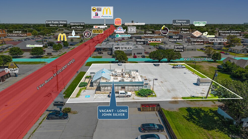 More Photos Of 309 S Van Buren St, Enid Fast Food For Sale