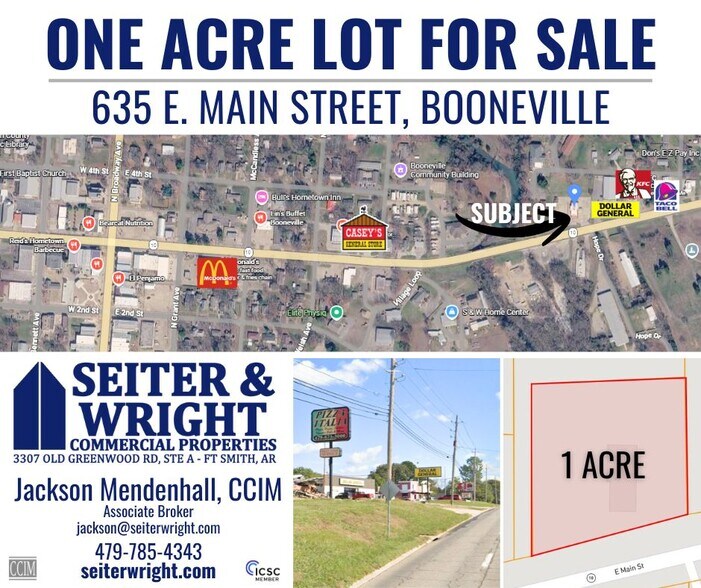 Primary Photo Of 635 E Main St, Booneville Land For Sale