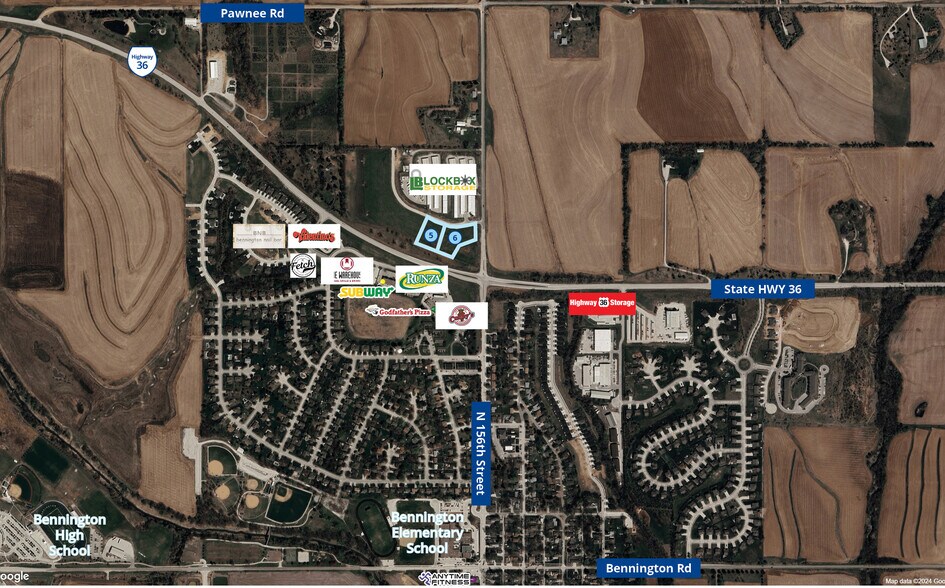 More Photos Of 156th & Hwy 36, Bennington Land For Sale