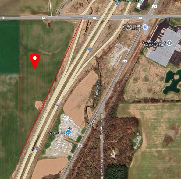 More Photos Of County Rd C rd @ I - 43, Newton Land For Sale