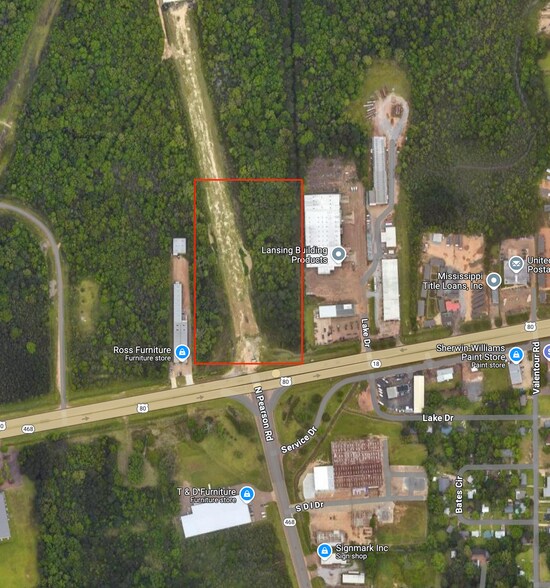 Primary Photo Of 2104 U.S. 80, Flowood Land For Sale