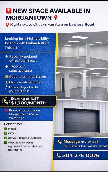 More Photos Of 77 Lawless Rd, Morgantown Warehouse For Lease