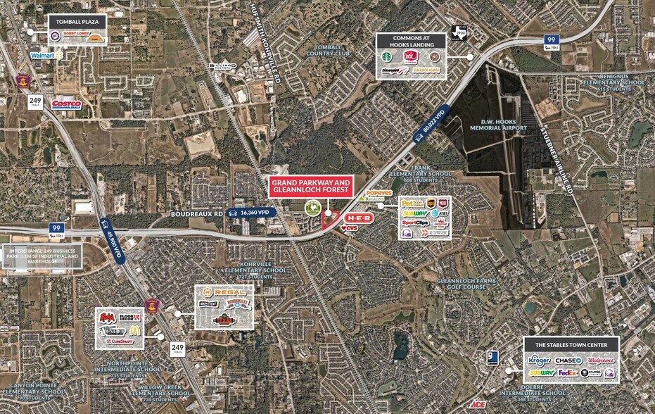 Primary Photo Of Grand Pkwy & Gleannloch Forest, Tomball Land For Sale