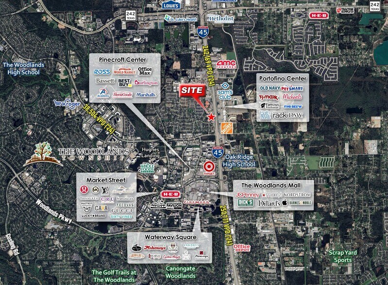 Primary Photo Of 29007 Interstate 45 N, Shenandoah Hotel For Lease