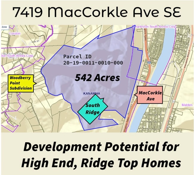 More Photos Of 7419 Maccorkle Ave SE, Charleston Land For Sale