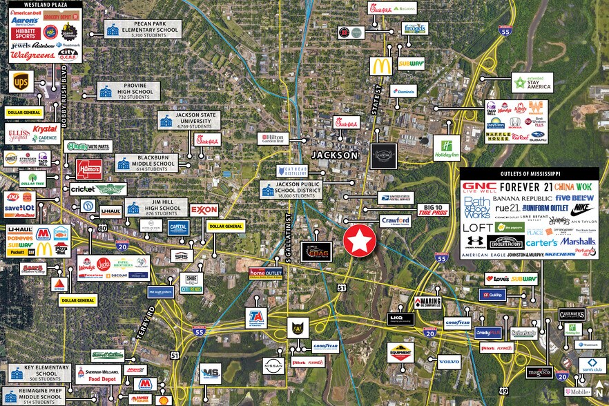 More Photos Of 912 S State St, Jackson Freestanding For Sale