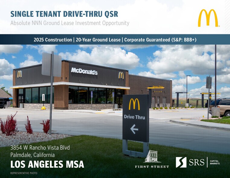 Primary Photo Of 3854 Rancho Vista Blvd, Palmdale Fast Food For Sale