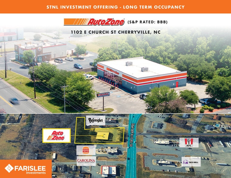 Primary Photo Of 1102 E Church St, Cherryville Auto Repair For Sale