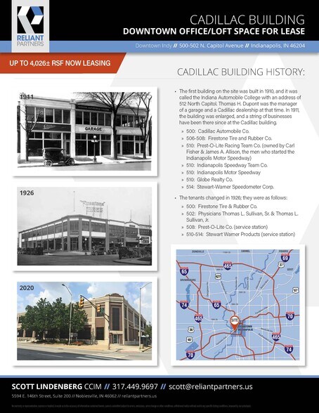 More Photos Of 500-502 N Capitol Ave, Indianapolis Loft Creative Space For Lease