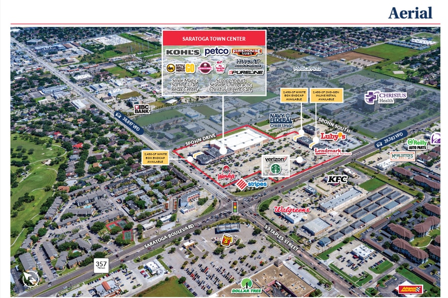 Primary Photo Of 5530-5626 Saratoga Blvd, Corpus Christi Unknown For Lease