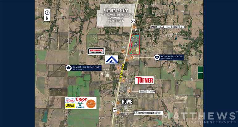 More Photos Of NEC of Pondersoa & N Collins Pkwy Howe TX 75459, Howe Land For Sale