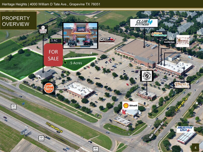 More Photos Of 4100 William D Tate Ave, Grapevine Land For Sale