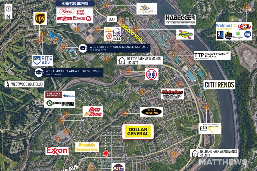 More Photos Of 1830 Pennsylvania Ave, West Mifflin Freestanding For Sale