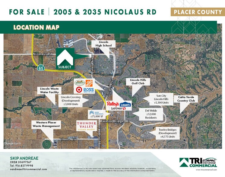 More Photos Of 2005-2035 Nicolaus Rd, Lincoln Land For Sale